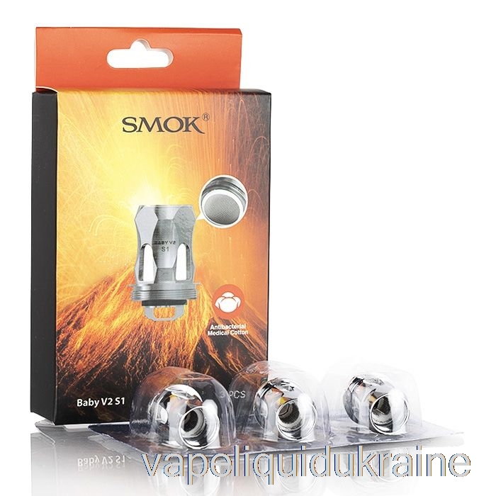 Vape Liquid Ukraine SMOK TFV8 Baby V2 Replacement Coils 0.15ohm Baby V2 S1 Single Mesh Coils